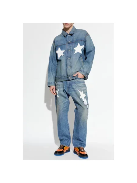 Kurtka jeansowa A Bathing Ape® niebieska