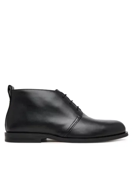 Calvin Klein Gležnjarji Ess Rubber Desert Boot Lth črna