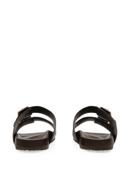 Sandale Burberry din piele maro