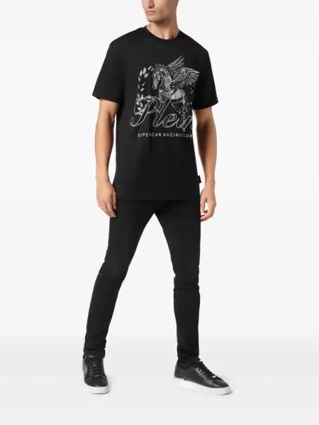 Тениска Philipp Plein черно