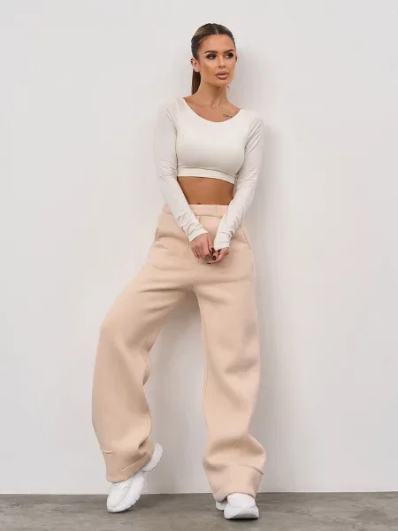 Спортивные штаны Issa Plus бежевые