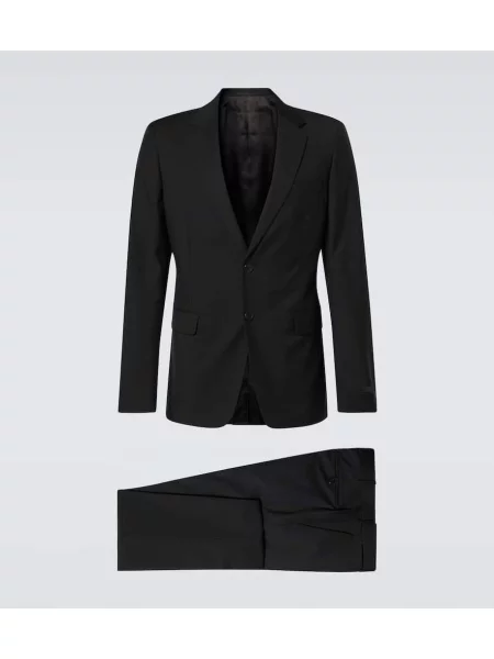Costum Prada de lână de costum negru