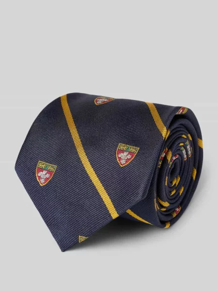Polo Ralph Lauren krawat jedwabny granatowy