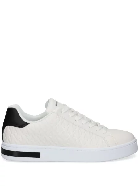Sneakerși Armani Exchange alb