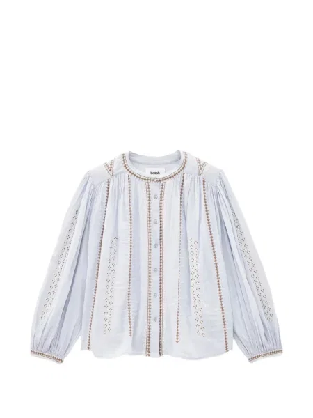 Bluză Ba&sh cu broderie albastru