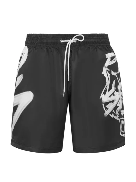 Spodenki sportowe Plein Sport czarne
