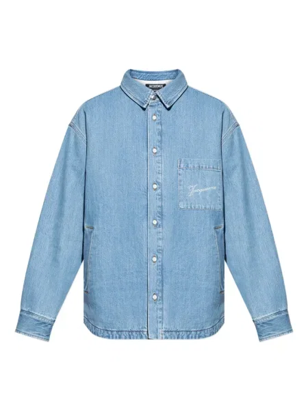 Риза Jacquemus бродирана синьо
