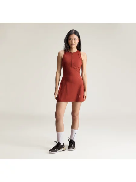 Szkolenie sukienka Adidas garniturowa brązowa
