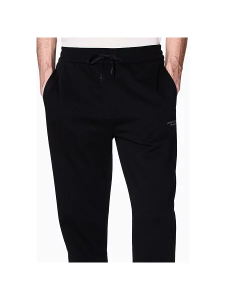 Pantaloni sport Armani Exchange negru