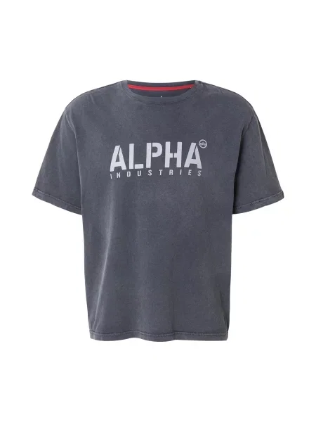 ALPHA INDUSTRIES Póló tengerészkék / világosszürke
