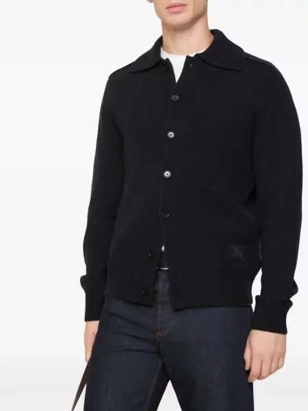 Gulerat cardigan Burberry negru