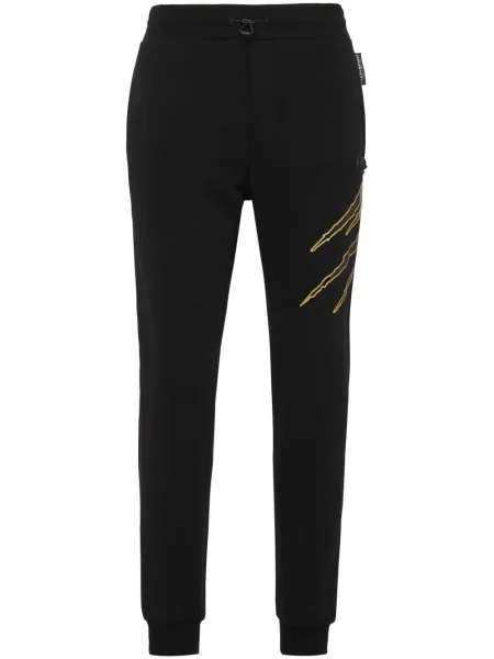 Kalhoty Plein Sport s potiskem černé