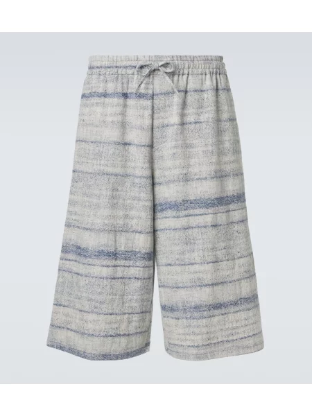 Bermude Loewe din jacard albastru