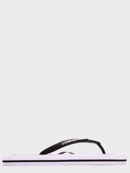 Шлепанцы Ea7 Emporio Armani белые