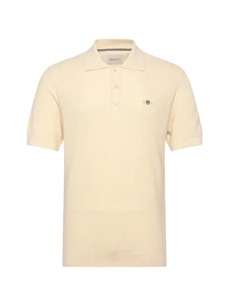 Tricou polo Gant tricotate cu autograf