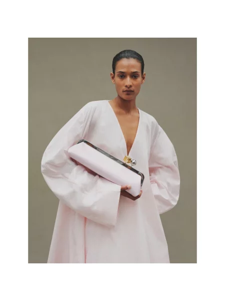 Torebka Jacquemus skórzana różowa