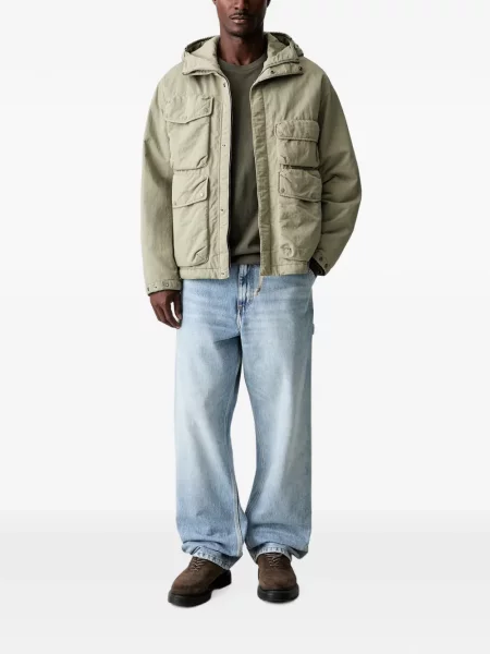 Blugi Carhartt Wip cu autograf albastru
