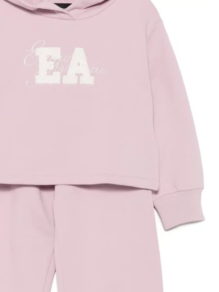 Komplet dresowy dziecięcy Emporio Armani różowy