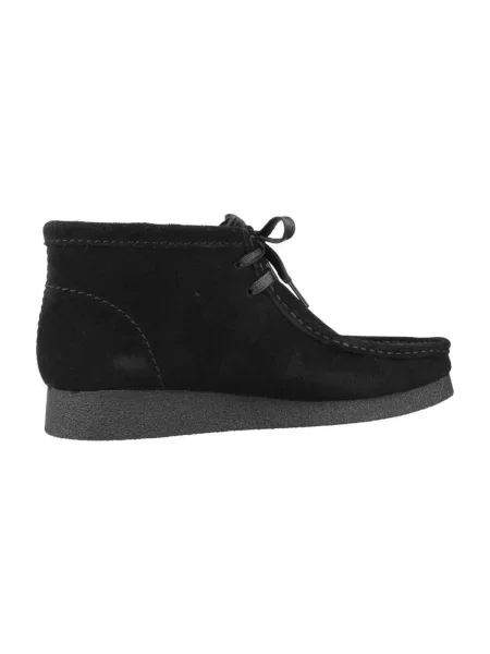 Čizme Clarks WallabeeEvoBt Black Suede crna