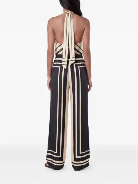 Pantaloni palazzo Nicholas negru