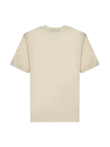 Koszulka Burberry z wzorem paisley z logo beżowa