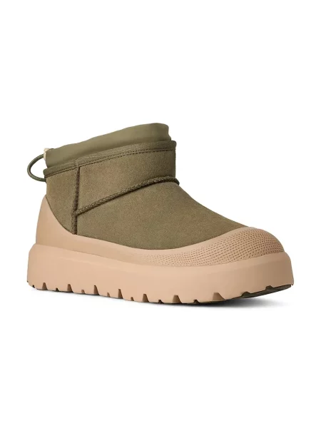 Мини сапоги Ugg зеленые