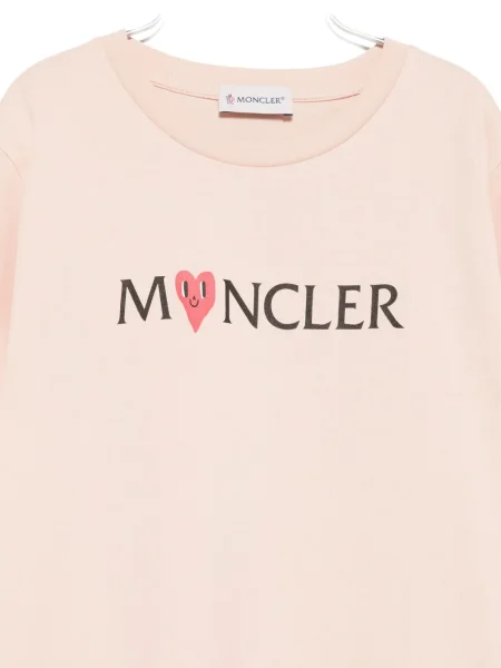 Koszulka dziecięca Moncler Enfant różowa