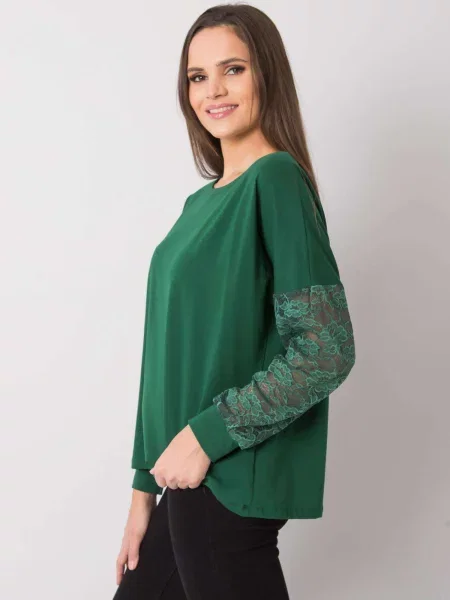 Bluză Rue Paris verde