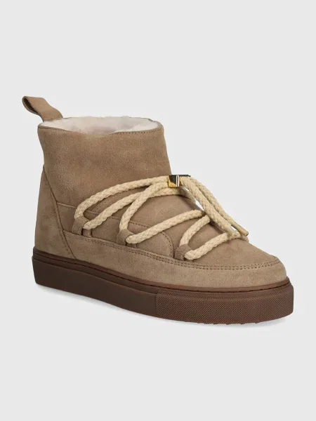 Semišové klasické kozačky Inuikii béžové