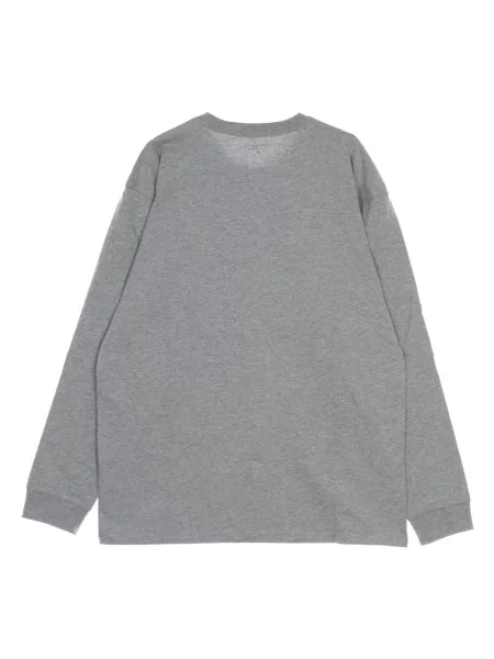 Carhartt WIP longsleeve Chase melanżowy szary