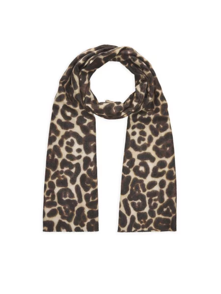 CODELLO Šal devine dlake camel crna