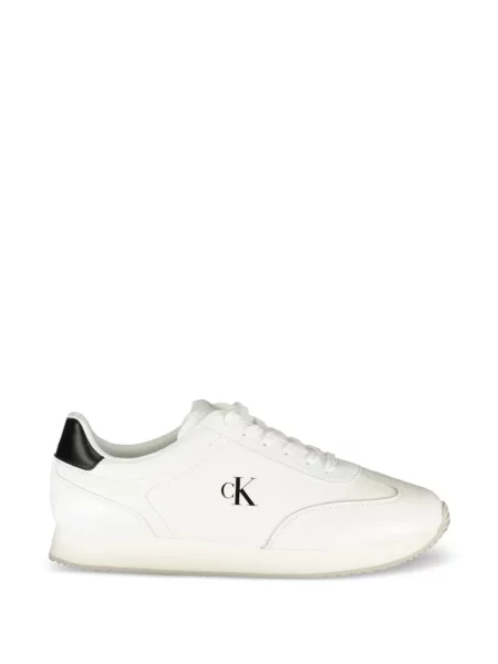 Sneakerși Calvin Klein cu imagine alb