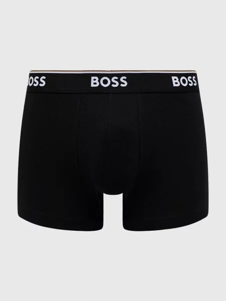 BOSS Boxerky Trunk 3P Power čierna