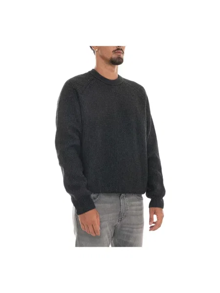 Sweter Boss wełniany czarny