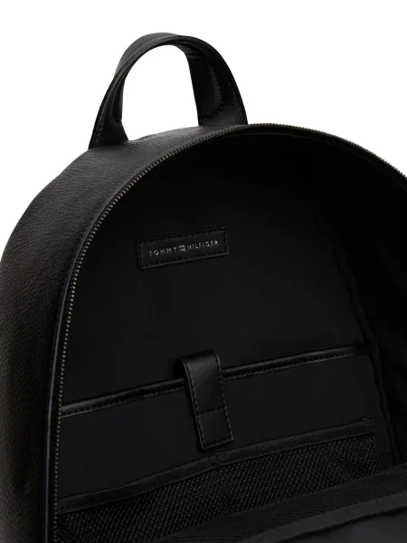 TOMMY HILFIGER Rucsac roșu cranberry alb negru