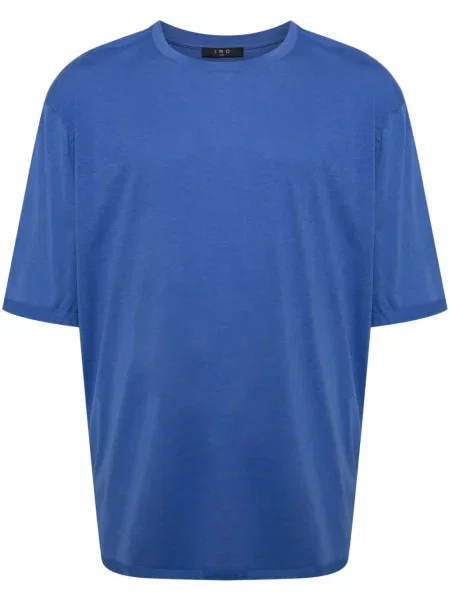 Tricou Iro din jerseu albastru