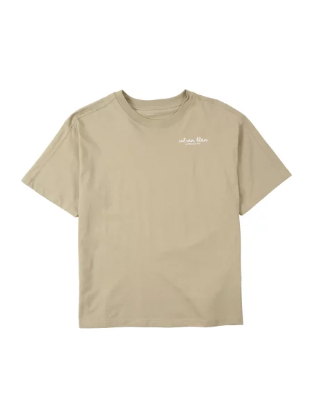 Calvin Klein Jeans Tricou albastru / kaki alb