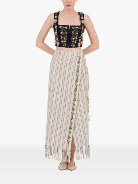 Fusta maxi Agua By Agua Bendita cu model floral
