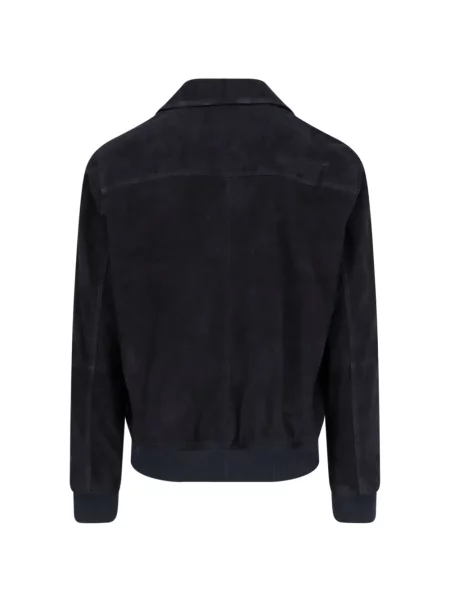 Reversibil geacă Arma din piele de căprioară albastru