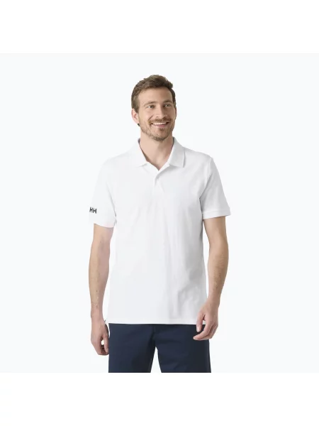 Tricou polo pentru bărbați Helly Hansen Crew Polo Pique white alb