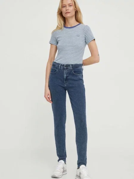 Rifle Levi's HIGH RISE SKINNY HIGH RISE SKINNY modrá