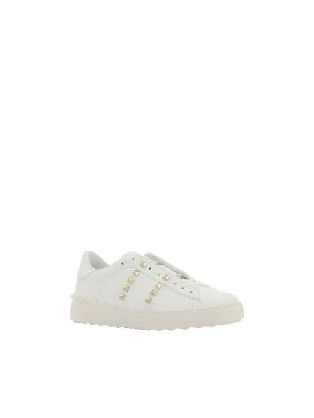 Lniane sneakersy Valentino Garavani białe