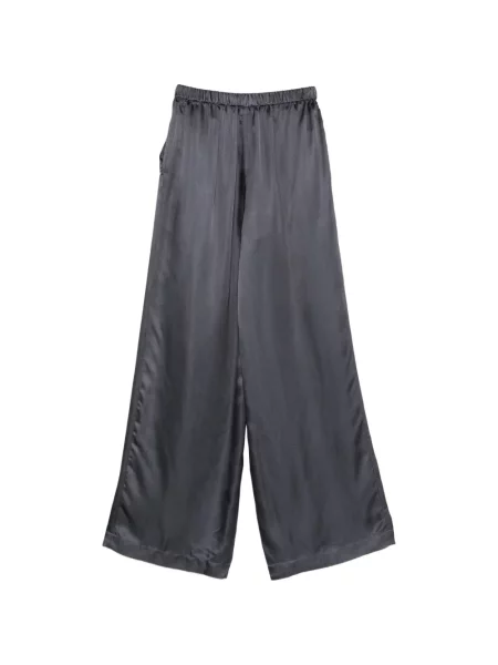 Pantaloni Carine Gilson din satin gri