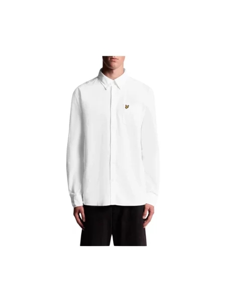 Koszula Lyle & Scott z długim rękawem biała
