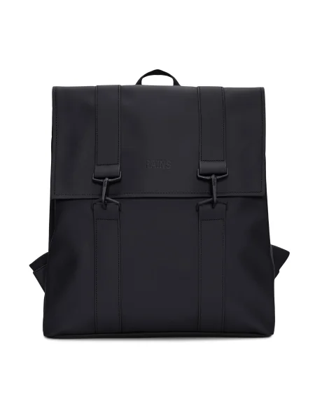 Раница Rains Backpacks голям с изчистен дизайн черно