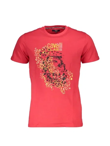 Tricou Cavalli Class cu imagine roșu