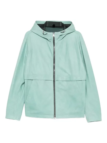 Geanta de piele Tagliatore cu glugă verde