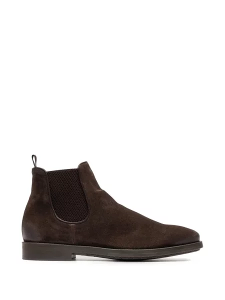 Botine chelsea Officine Creative din piele de căprioară maro