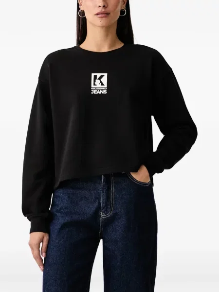 Суитчър Karl Lagerfeld Jeans с принт черно