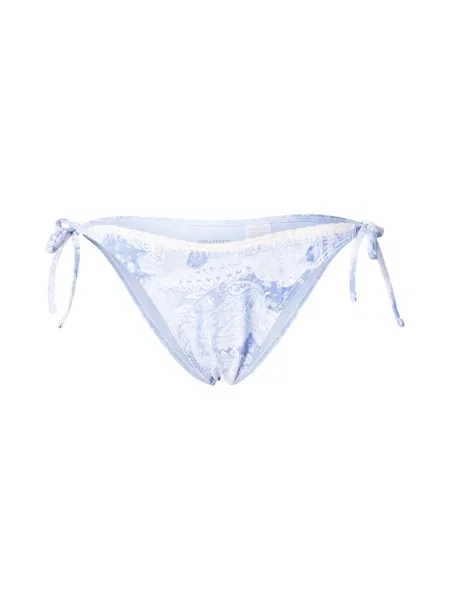 HOLLISTER Slip costum de baie albastru deschis alb